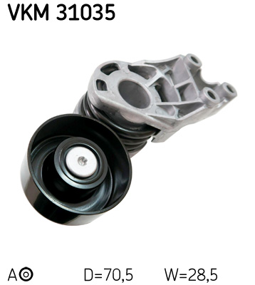 Tendicinghia, Cinghia Poly-V - VKM 31035 SKF